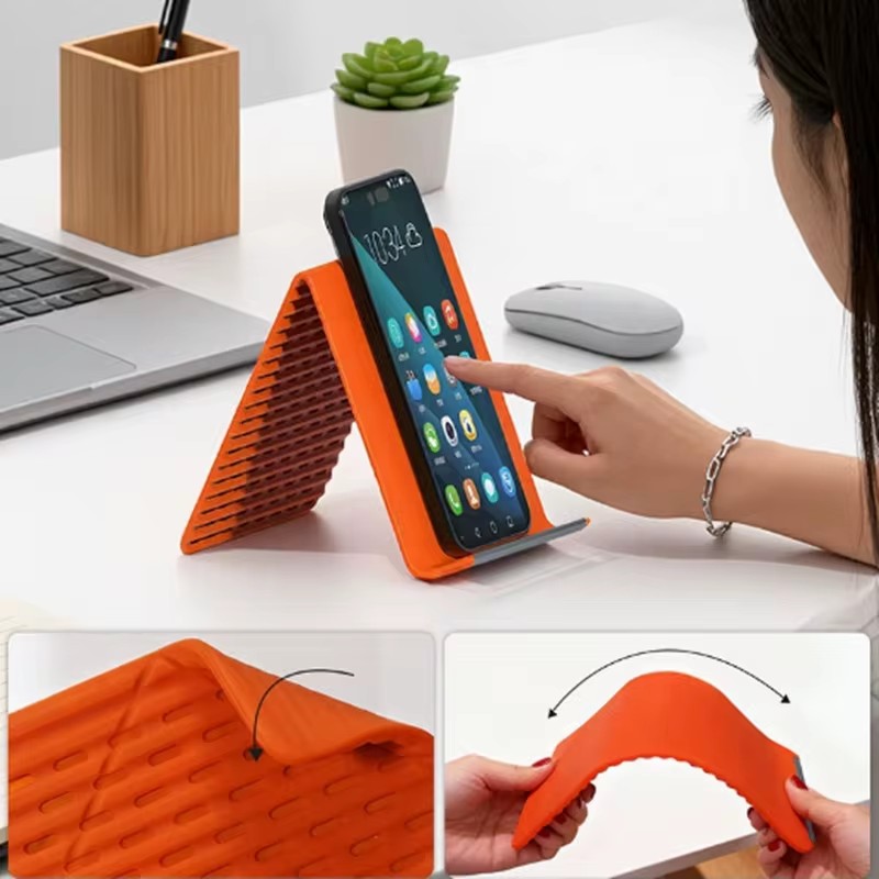 Laptop Tablet Accessories - Lazy Portable Phone Stand Silicone Desktop