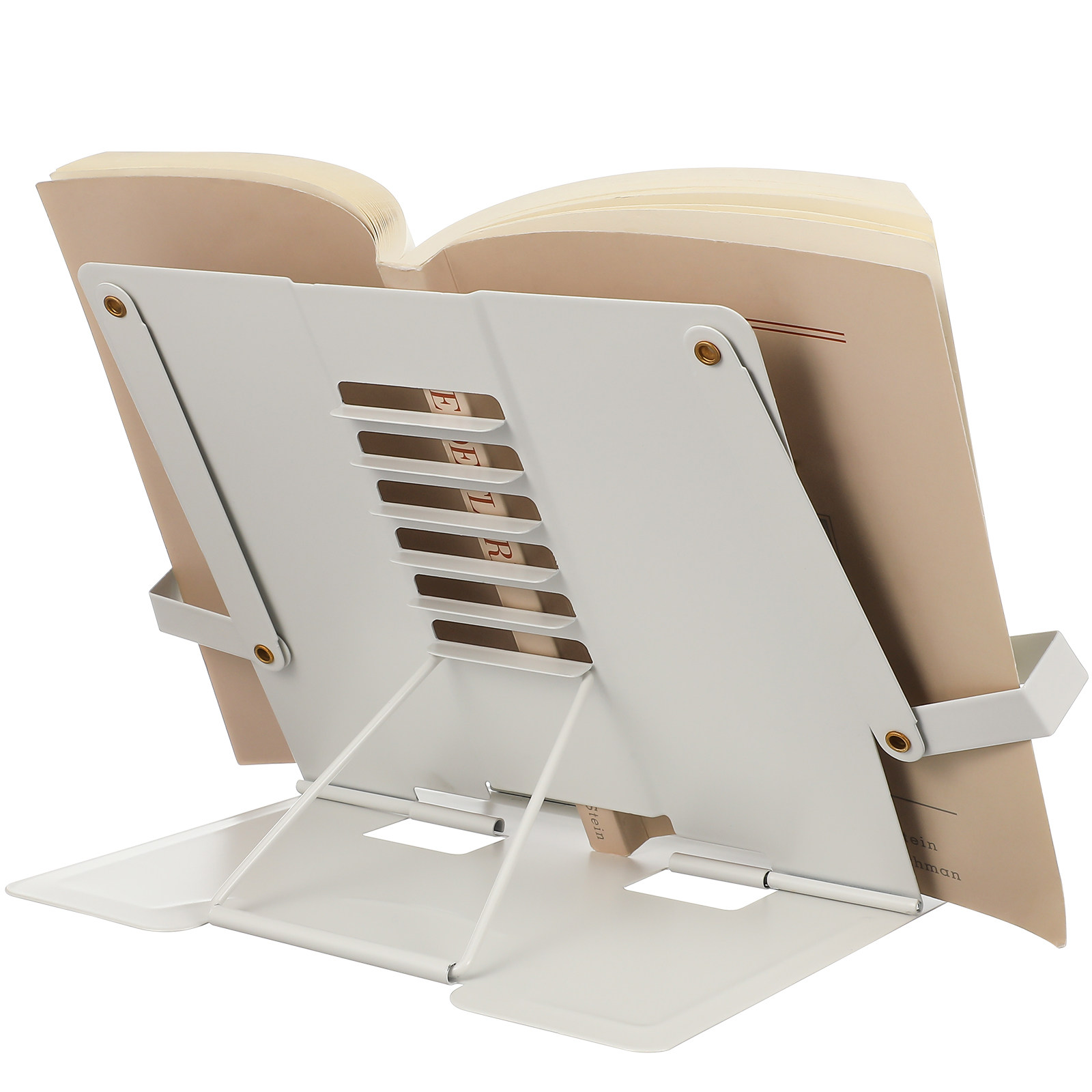 Tablet Accessories For Reading - Foldable Book Stand for Reading Adjustable