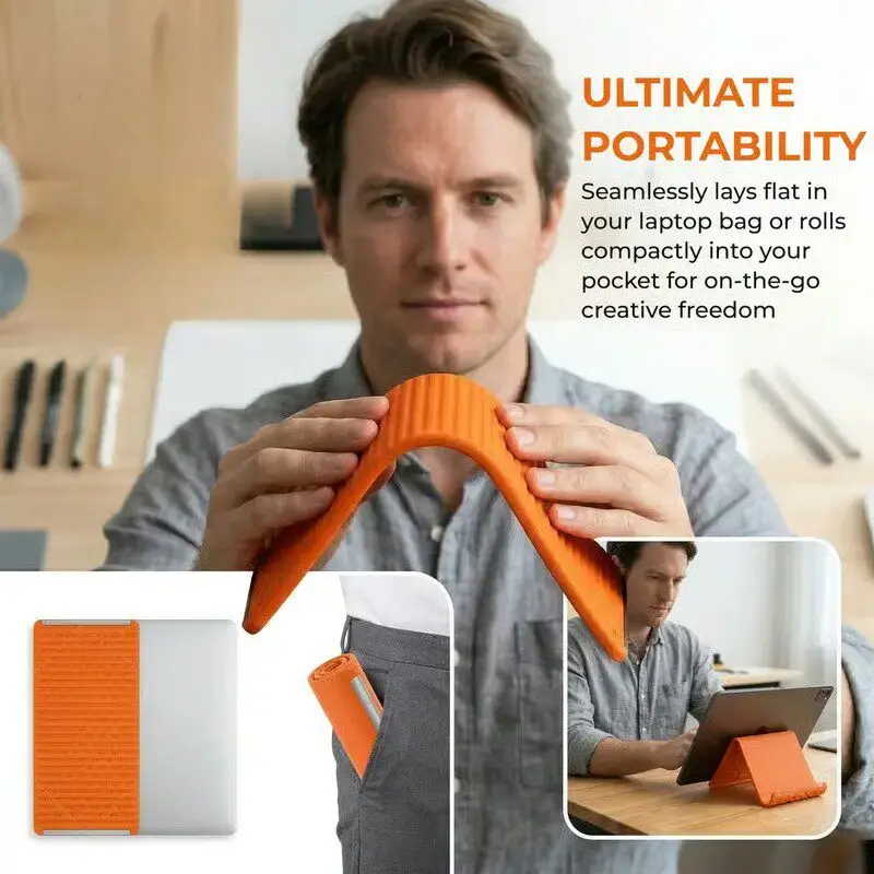 Silicone Foldable Phone Stand  - Laptop Tablet Accessories ulasan dan harga