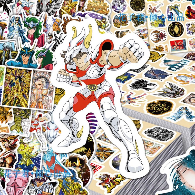101Pcs Saint Seiya Anime Stick - Laptop Tablet Accessories ulasan dan harga