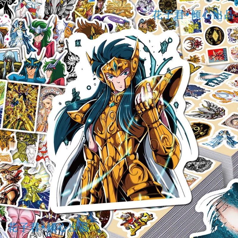 101Pcs Saint Seiya Anime Stick - Laptop Tablet Accessories ulasan dan harga