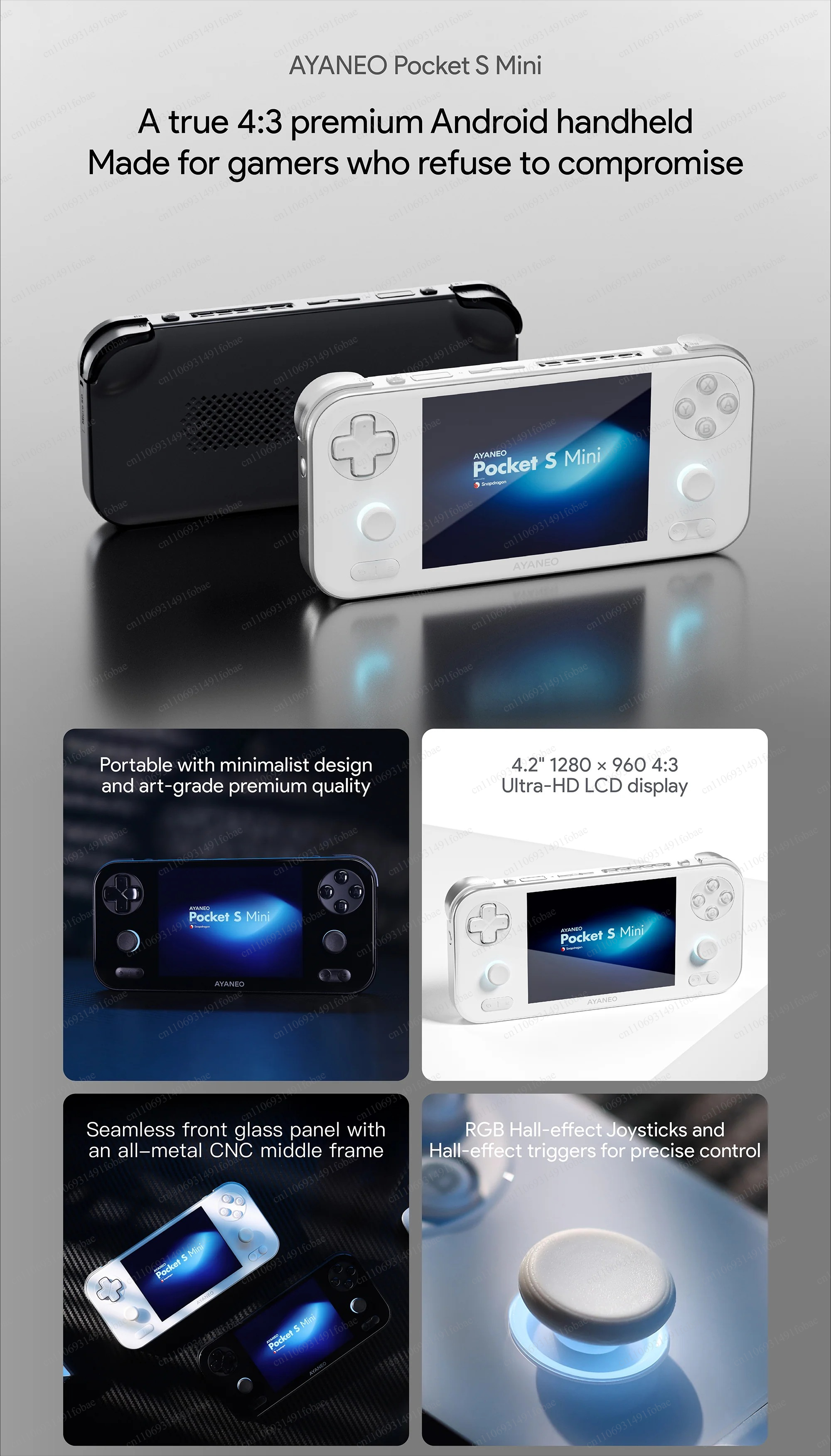 AYANEO Pocket S Mini Retro Han - Android Tablet Gaming Accessories ulasan dan harga