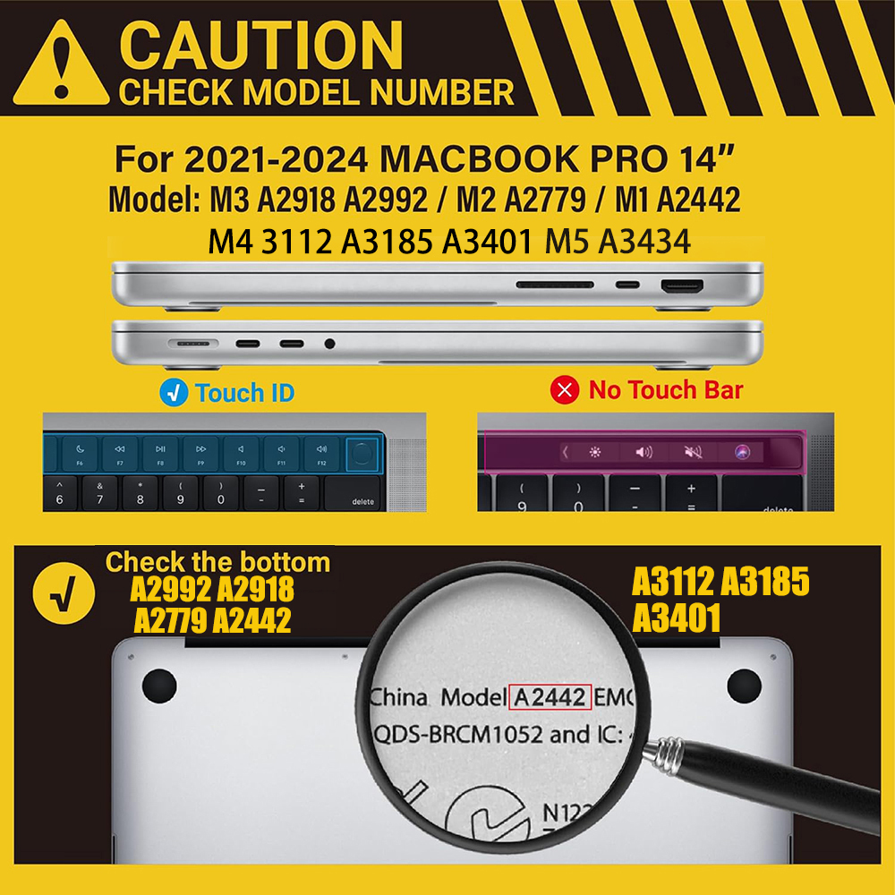 Case for MacBook Pro14 Inch Ca - Cool Tablet Accessories ulasan dan harga