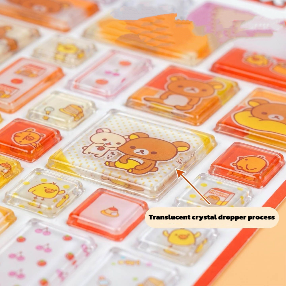 Cute Rilakkuma 3D Cartoon Squa - Tablet Accessories For Students ulasan dan harga