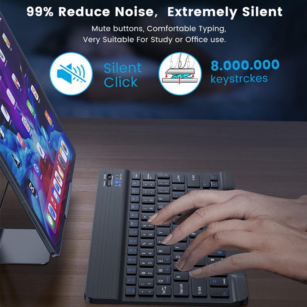 Bluetooth Keyboard and Mouse F - Android Tablet Gaming Accessories ulasan dan harga