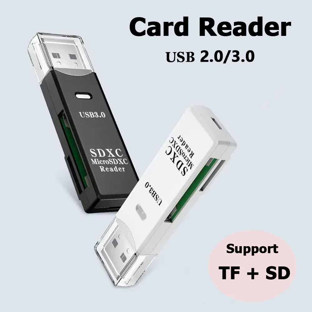 2-in-1 Card Reader USB 3.0/2.0 - Tablet Accessories For Reading ulasan dan harga