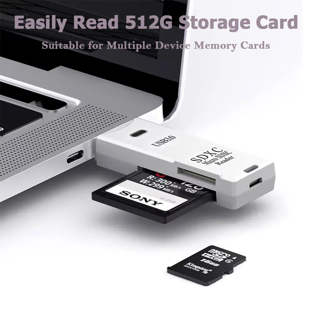 2-in-1 Card Reader USB 3.0/2.0 - Tablet Accessories For Reading ulasan dan harga