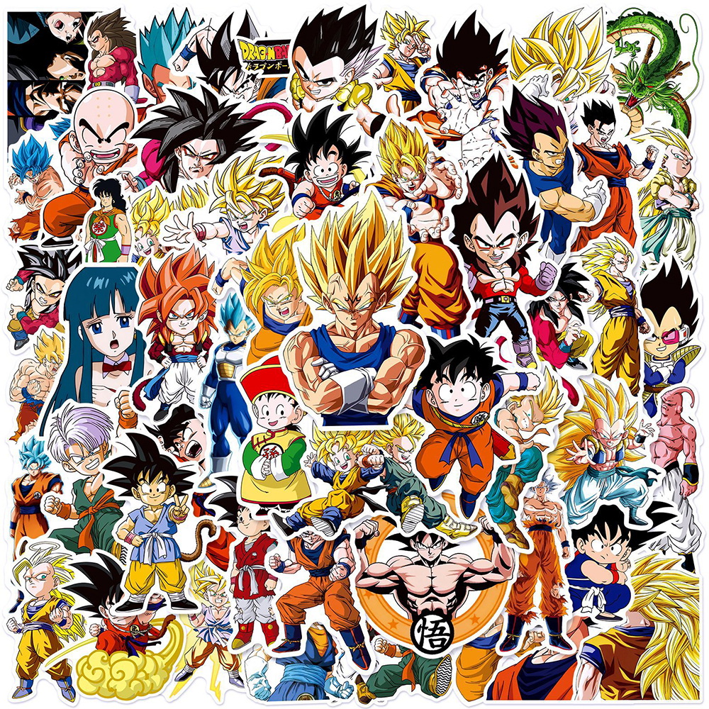 50pcs Anime Dragon Ball Sticke - Laptop Tablet Accessories ulasan dan harga