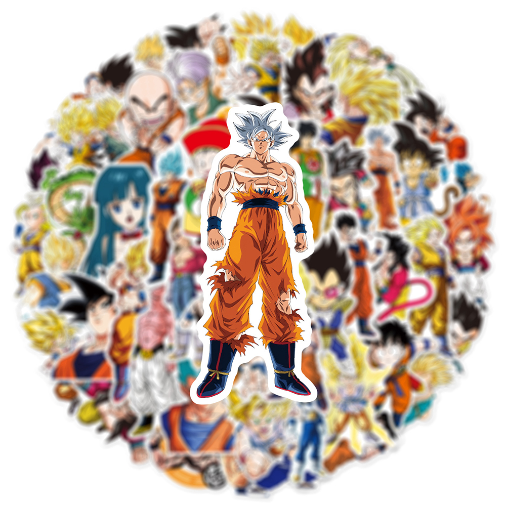 50pcs Anime Dragon Ball Sticke - Laptop Tablet Accessories ulasan dan harga