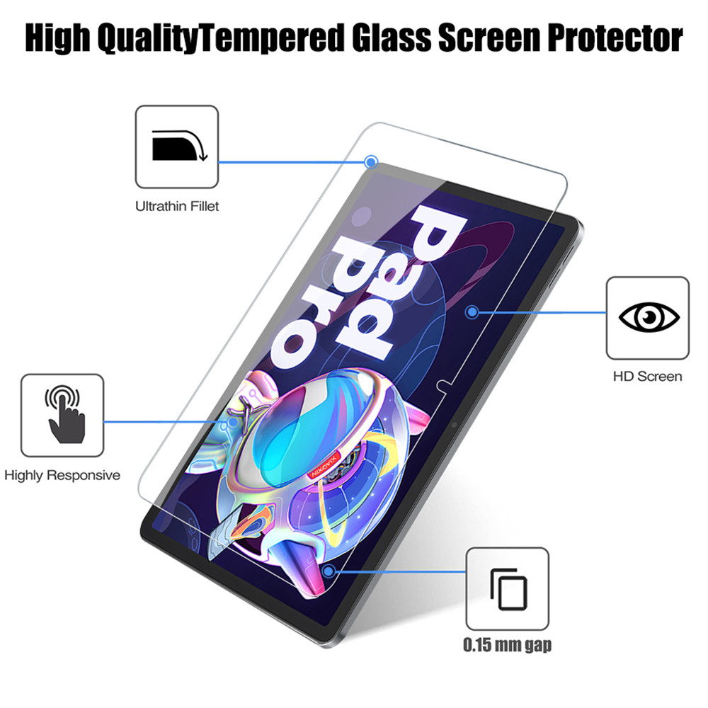 2PCS Tempered Glass Screen Pro - Lenovo Tablet Plus Accessories ulasan dan harga