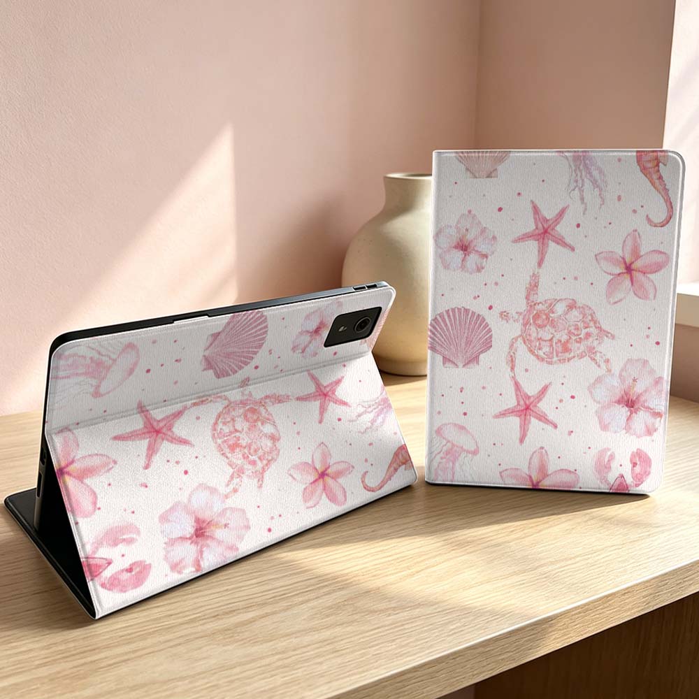 Pink starfish turtle pattern S - Lenovo Tablet Plus Accessories ulasan dan harga