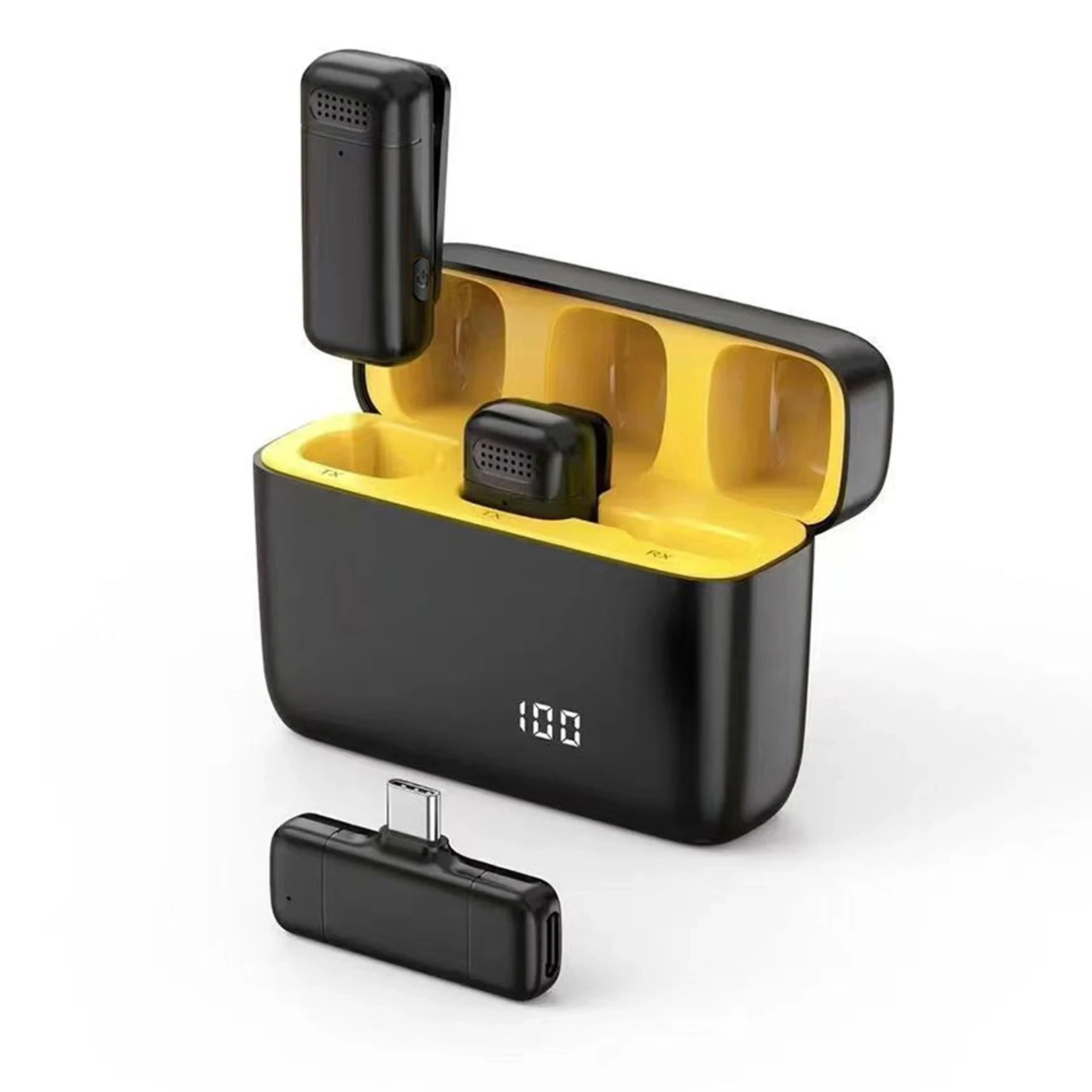 2in1 K30 Wireless Lavalier Mic - Android Tablet Gaming Accessories ulasan dan harga