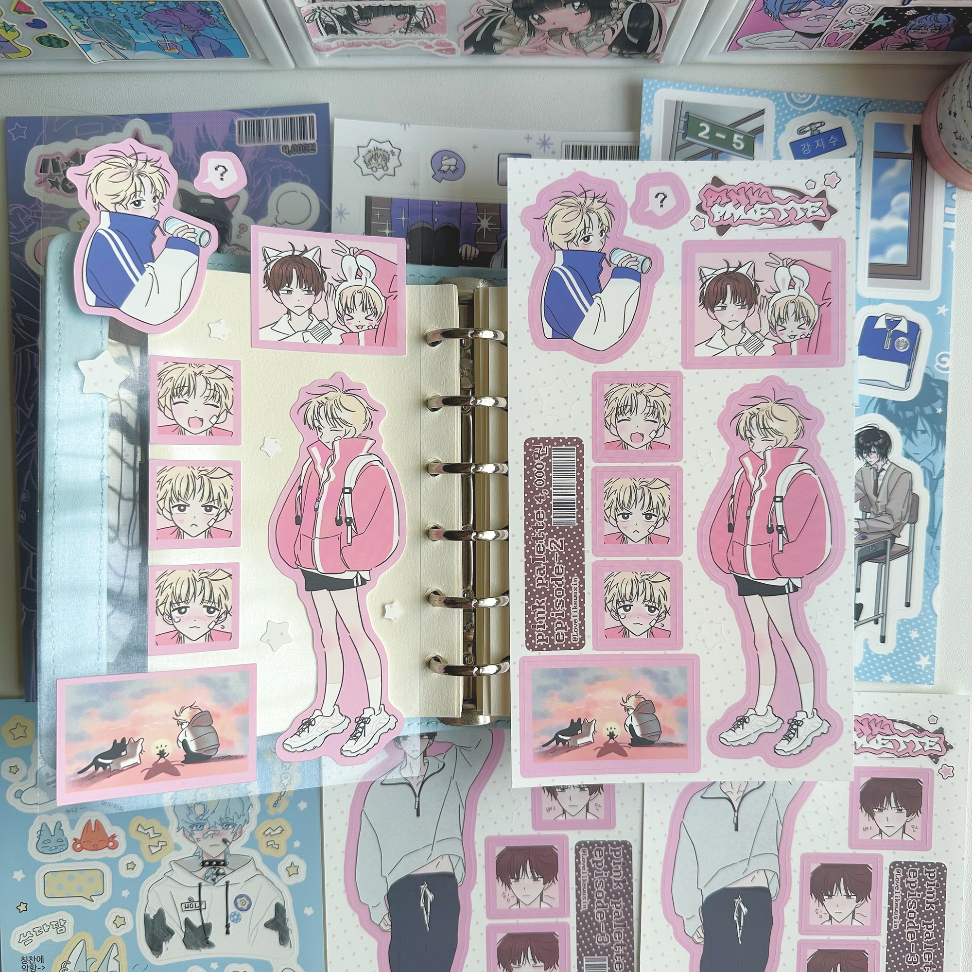 1/6PCS Cute Cartoon Anime Cool - Cool Tablet Accessories ulasan dan harga