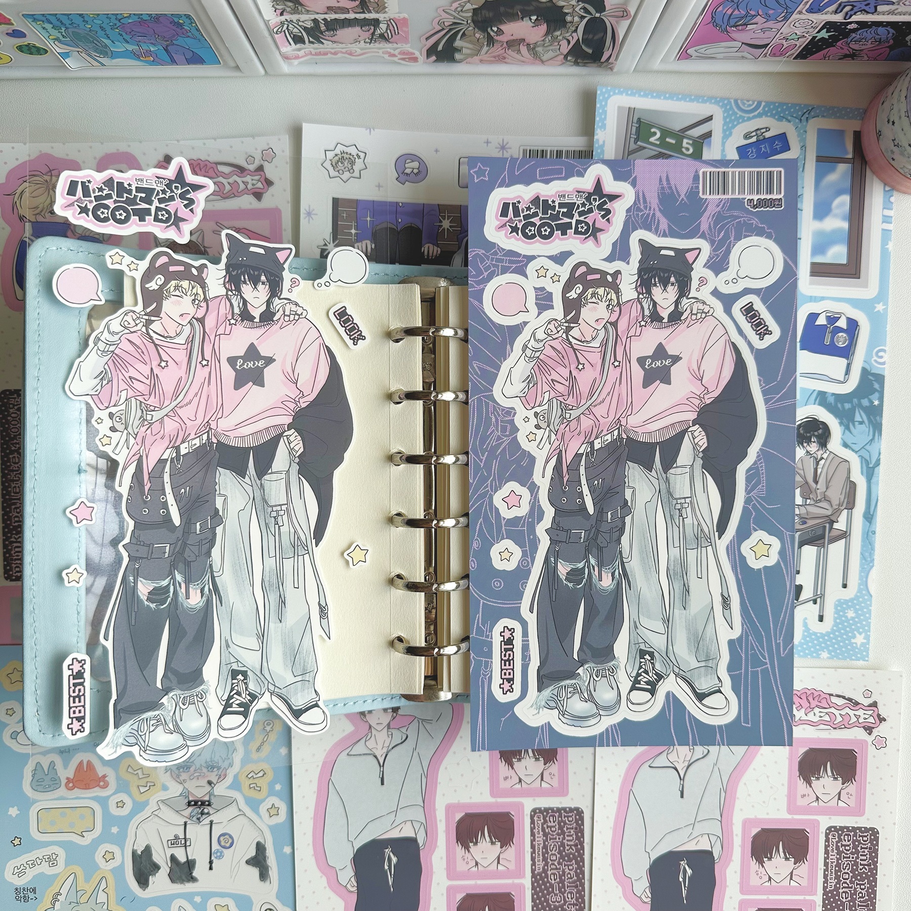 1/6PCS Cute Cartoon Anime Cool - Cool Tablet Accessories ulasan dan harga
