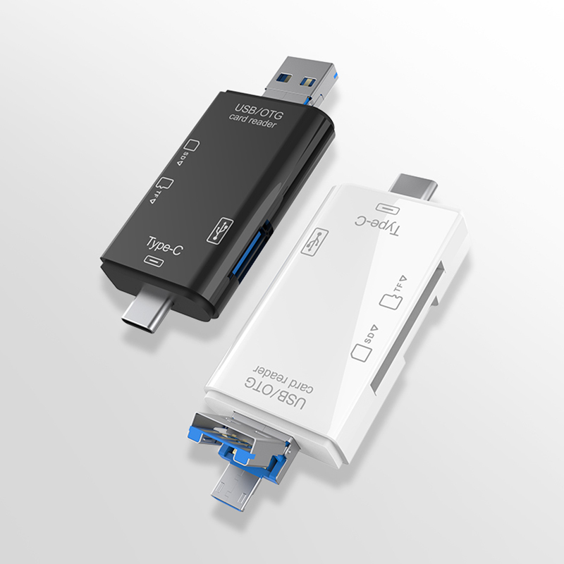 USB 3.0 Card Reader 6 in 1 OTG - Tablet Accessories For Reading ulasan dan harga